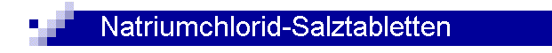 Natriumchlorid-Salztabletten