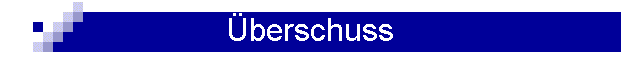 berschuss