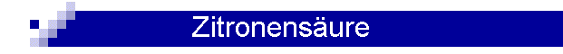 Zitronensäure